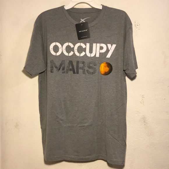 SpaceX Other - SpaceX Occupy Mars T-Shirt (Grey) (Large)